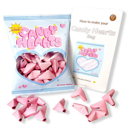 DIY Candy Hearts Bag Gift Kit