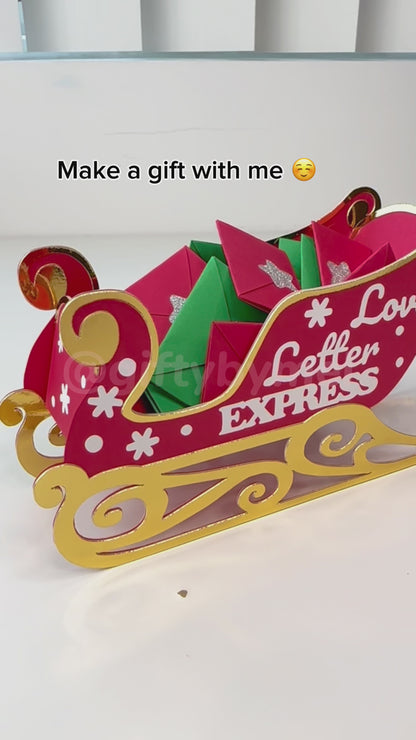 DIY Love Letter Sleigh Gift Kit